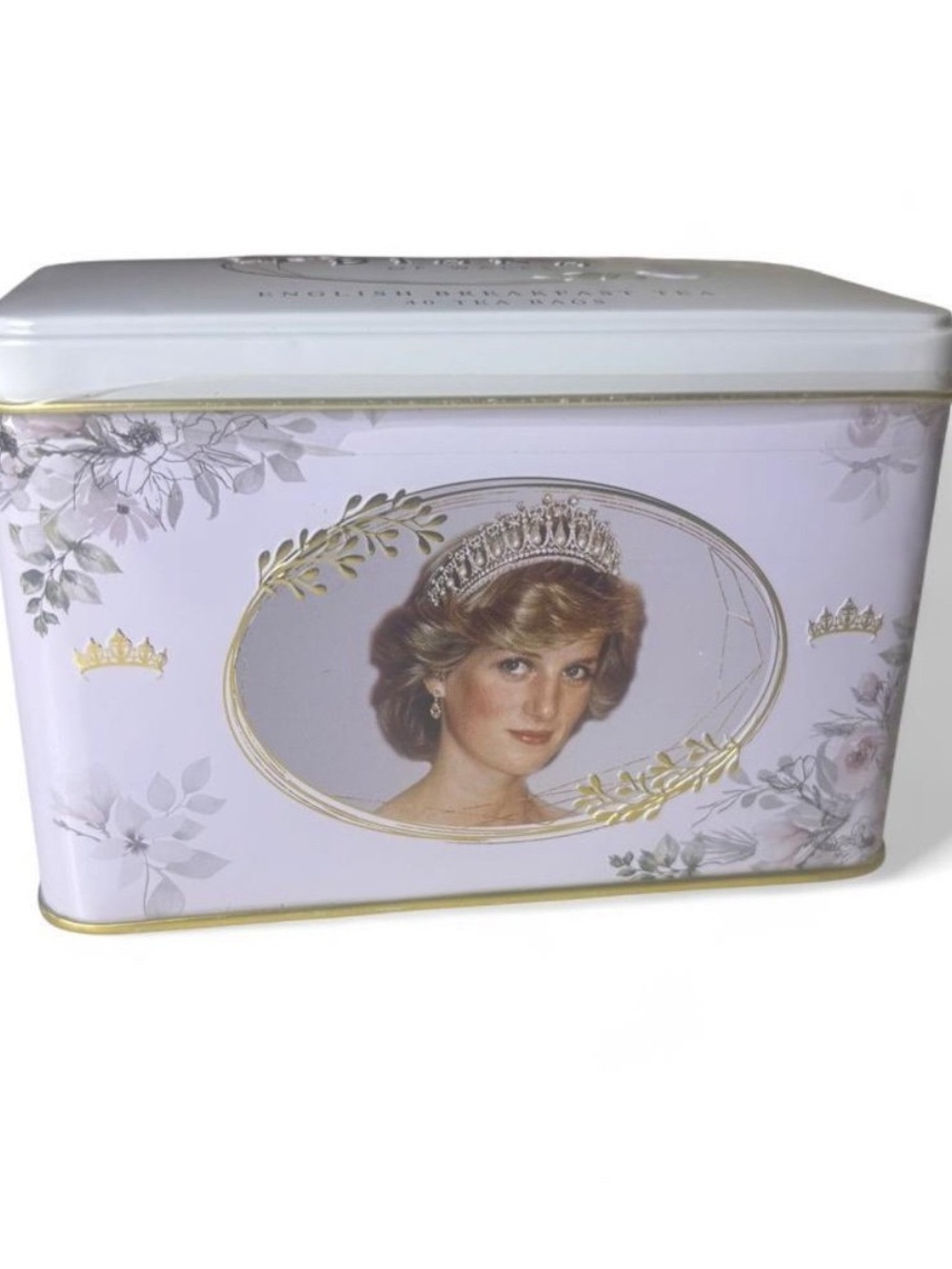 Princess Diana English Breakfast Tea Tin Collectible with Tea SEALED